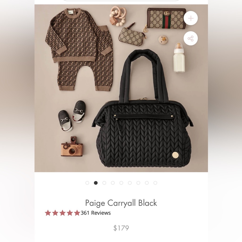 Lightly used Happ Diaper bag
